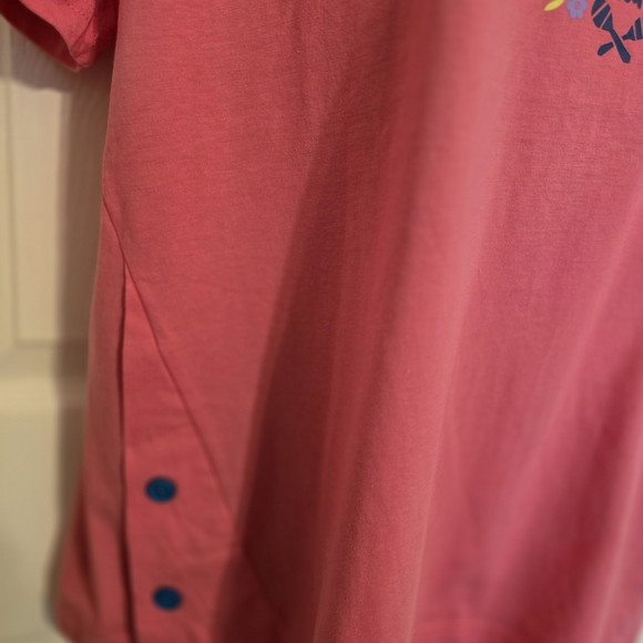 Disney Pink Floral Blouse New Size XL - Picture 3 of 7